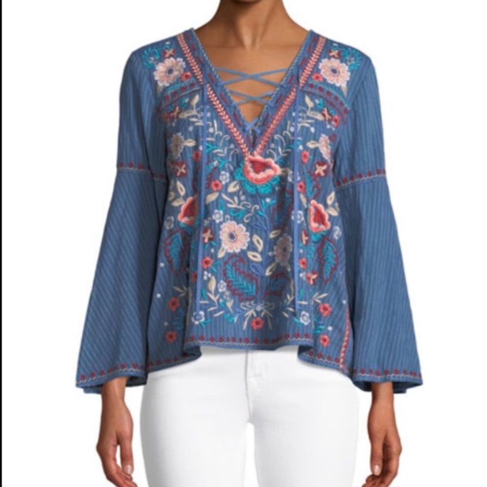 Johnny Was Oman Cotton Top